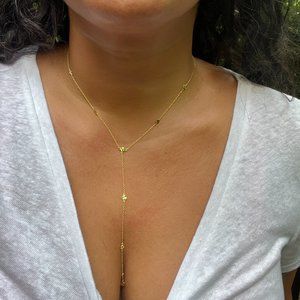 gorjana chloe gold lariat
